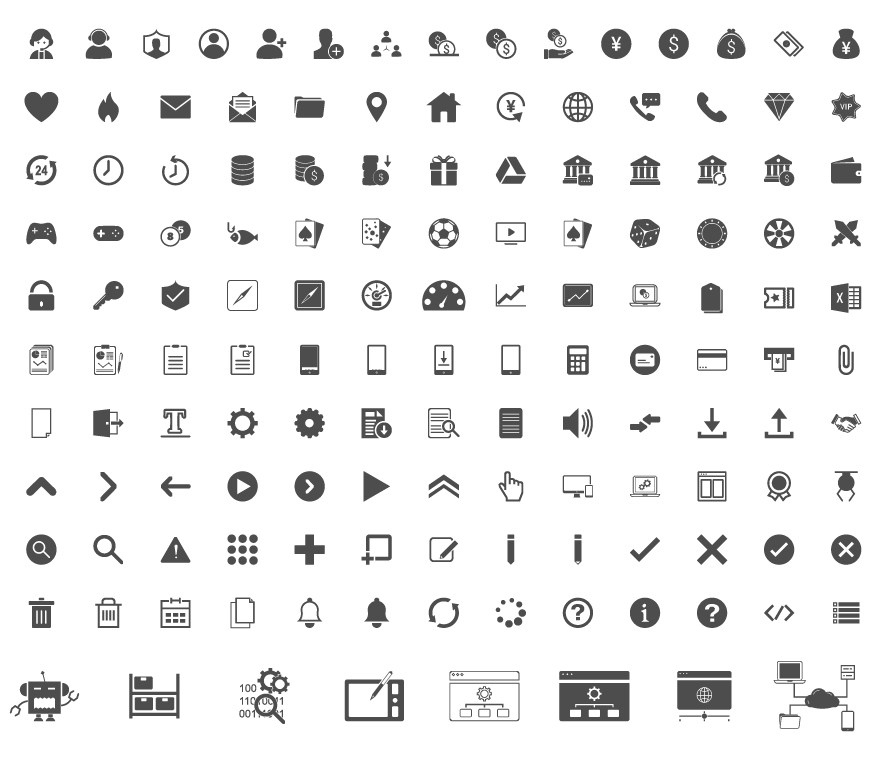 web icons